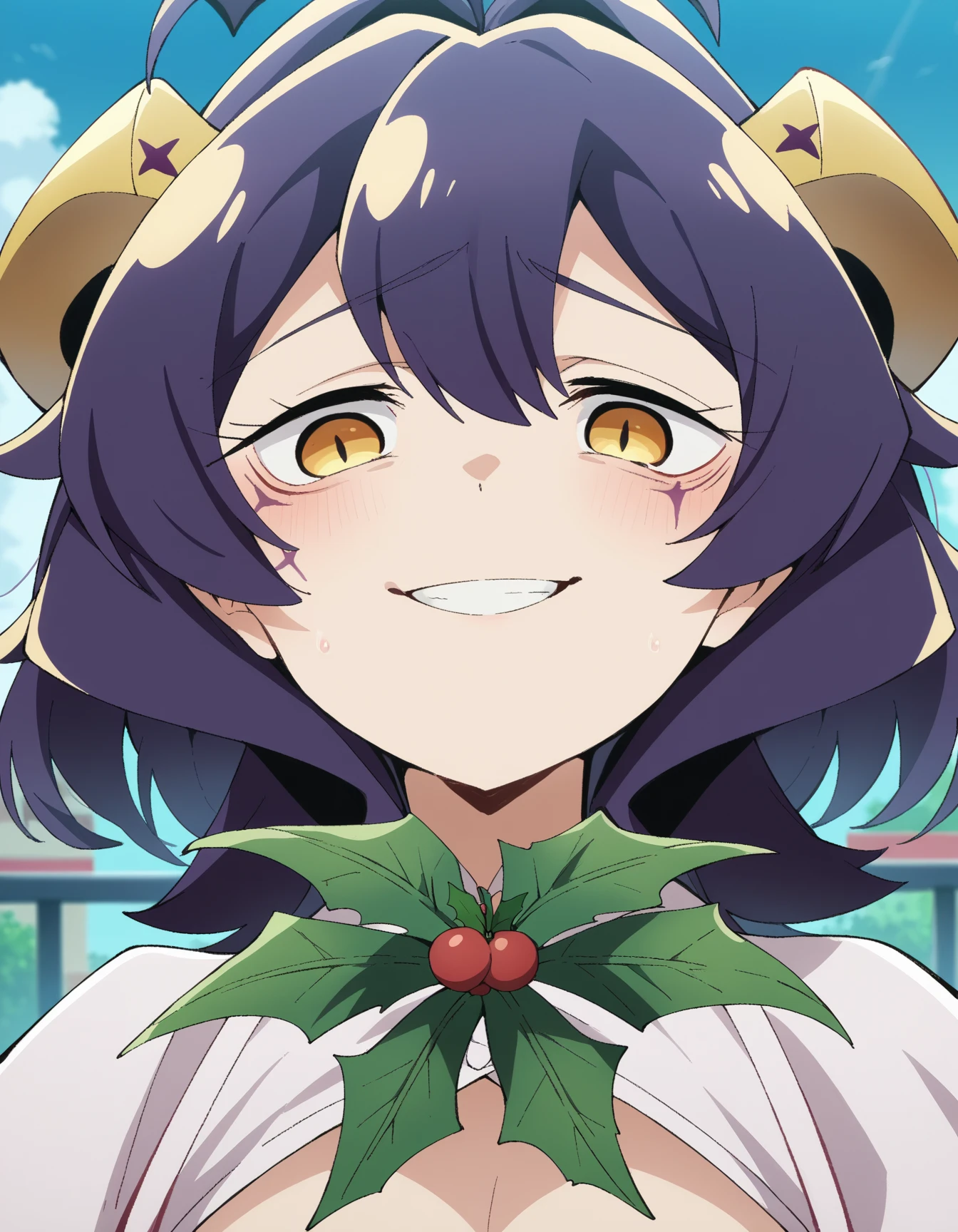 score_9, score_8_up, score_7_up, Source_Anime,Utena holly, utena hiiragi,Look down,angle from bottom,Smile Yan,Transformation