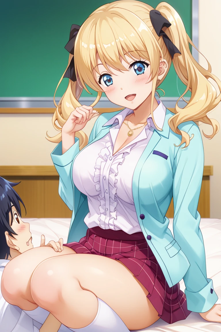 score_9, score_8_up, pretty girl . blonde hair . long hair . source_anime Bibl3 . in office . empty eyes . good eyes. detailed . pubic hair . crazed face. eye focus. huge breasts, blush . female in , lifting skirt, smile, standing sex, sex from the front, cum in pussy, huge penis, detailed pussy, detailed penis, exposed breasts