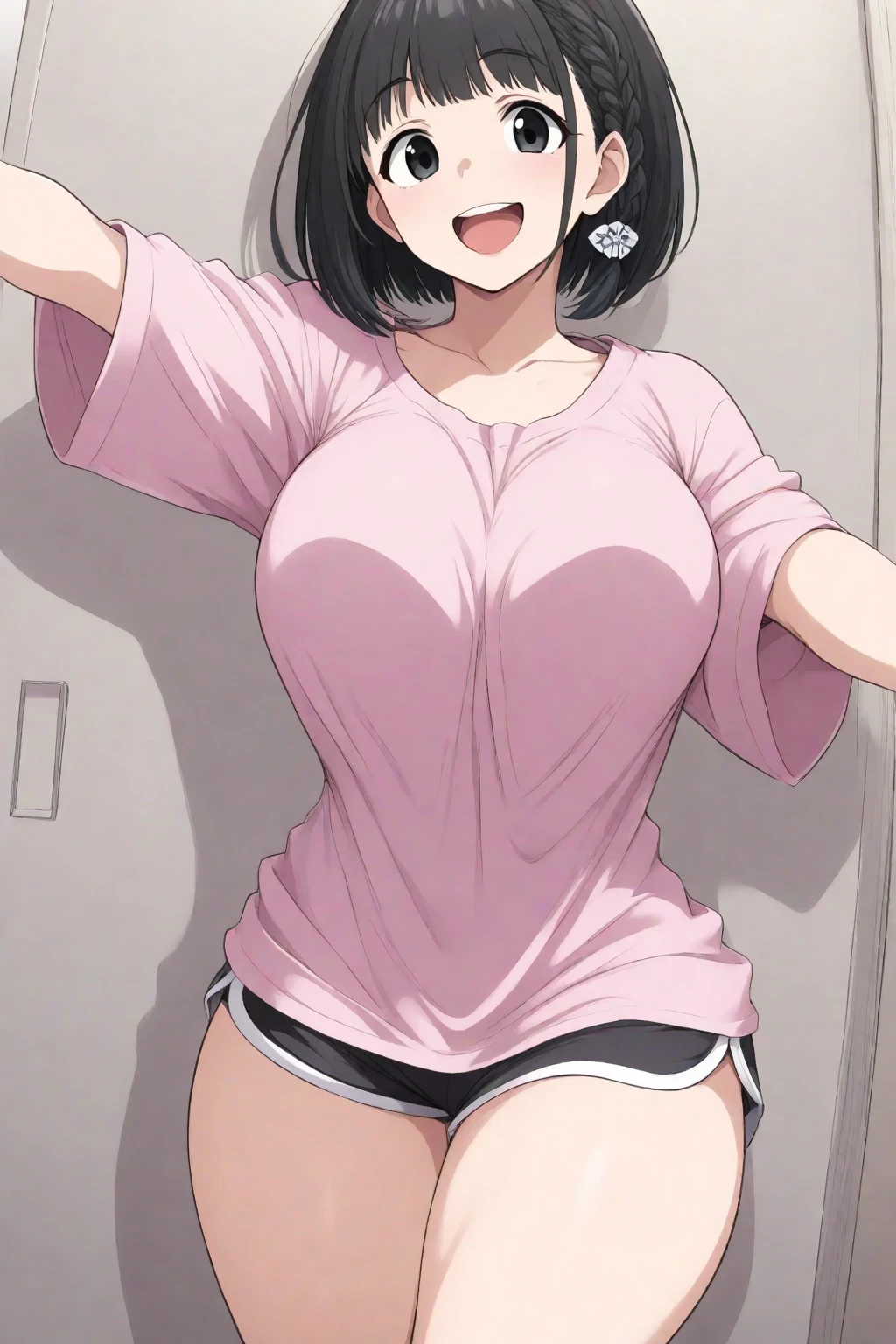 masterpiece, highest quality, ((toilet:1.4)), ((throw, Focus on the whole body)), One Girl, alone, Suzune, ((short hair, Gray Hair)),Suzune is wearing underwear that shows her nipples、Please wear skimpy underwear, Embarrassed face、Suzune feels orgasm、Suzune is in heat、 mouth,Suzune is very mature、Suzune is 28 years old....、Suzune is a model、Suzune is trying to take off her clothes、Suzune masturbates、She spreads her legs and inserts her fingers into her pussy、
