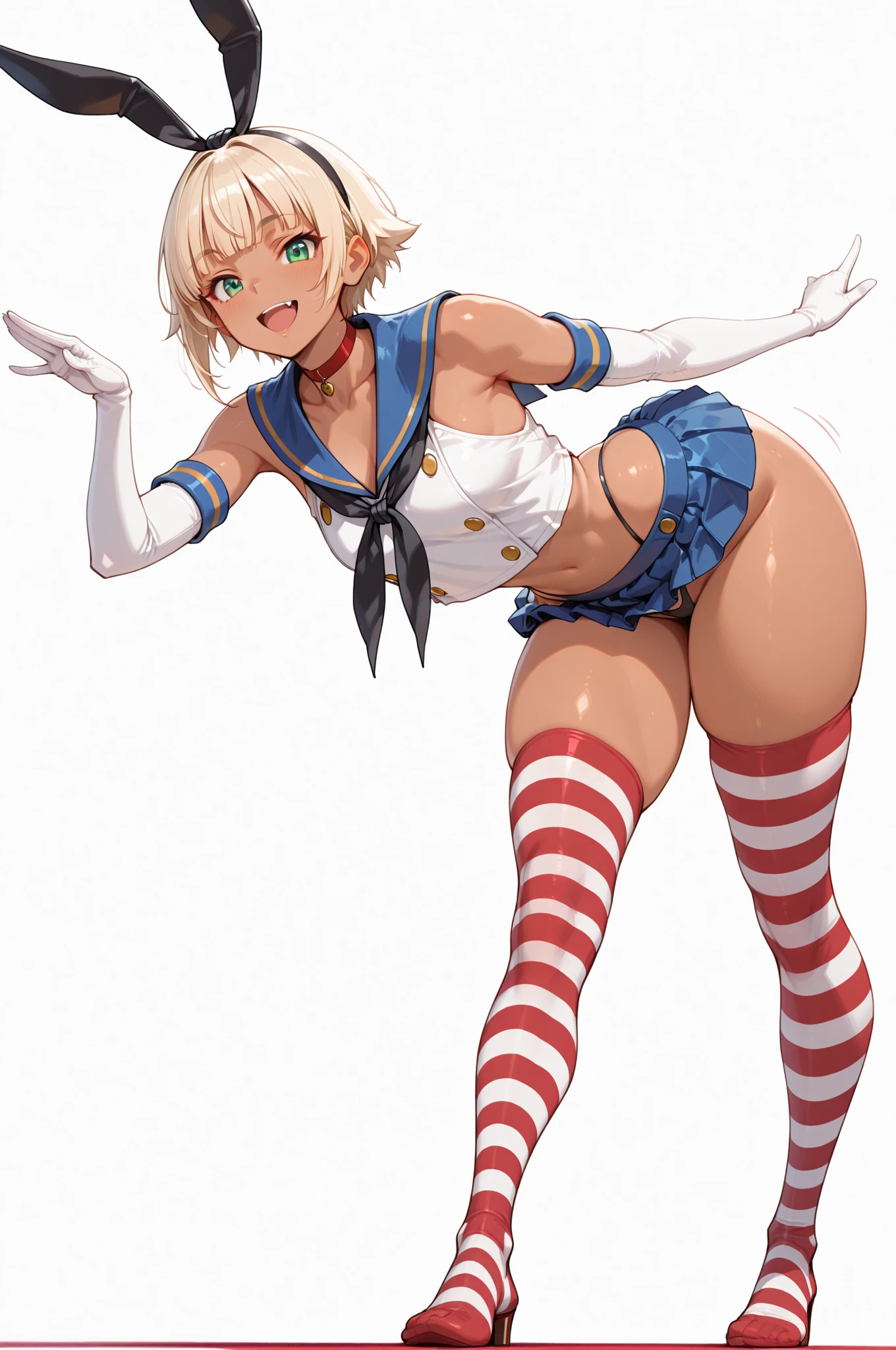 One Girl、Armpit hair、Dog Ears、Ahegao、first round、Paw Gloves、stand、During defecation、stand、Huge dildo、(Bismarck from Azur Lane)、pubic hair、poop
