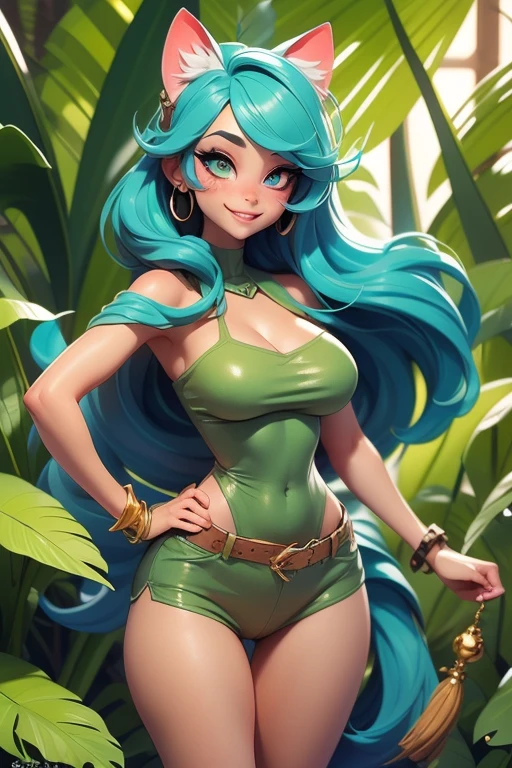 ((Best Quality)), ((Masterpiece)), ((Realistic)) and watercolor drawing of a frog girl with goth colors. Green skin. She has ((starlight hair)), wears a (small black micro-thong:star motif ) (bare navel) , ((beautiful and aesthetic)), muscular fit body abs, sexy, under-boobs, hot, (star filled sky background) (clear background:1.35), (particles ,firefly, blue glowing):1.3, perspective, curved thighs, embarrassed smile, (tail), totally blushed, nervous, looking at the viewer, pole dance, stripper, squatting, spread legs, Nightclub, party, neon lights, black lthong bikini