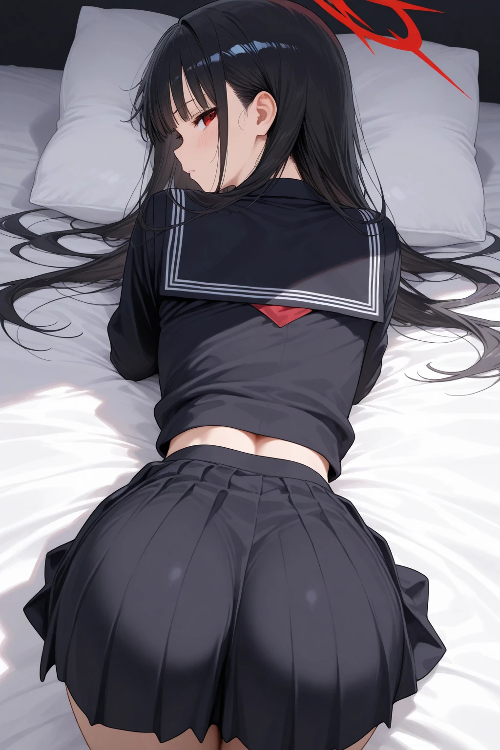 Masterpiece: 1.3), (8K, realistic, RAW photo: 1.4), Japanese,high school girl, (1 woman), Beautiful face, Round face, Slightly small chin (lively features), (long hair. Side view) Up: 1.3), eyes closed, thin eyebrows, small open mouth, cute smile, (realistic skin), beautiful skin, charm, super high resolution, surreal,nsfw,(legsupms,legsupsexms:1.3),pussy,1boy, sex,anal , hetero,