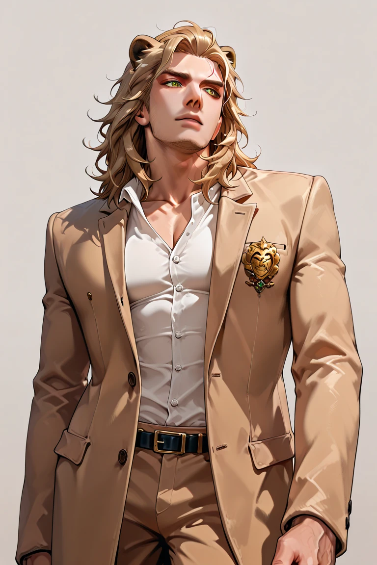 A man dressed as a lion