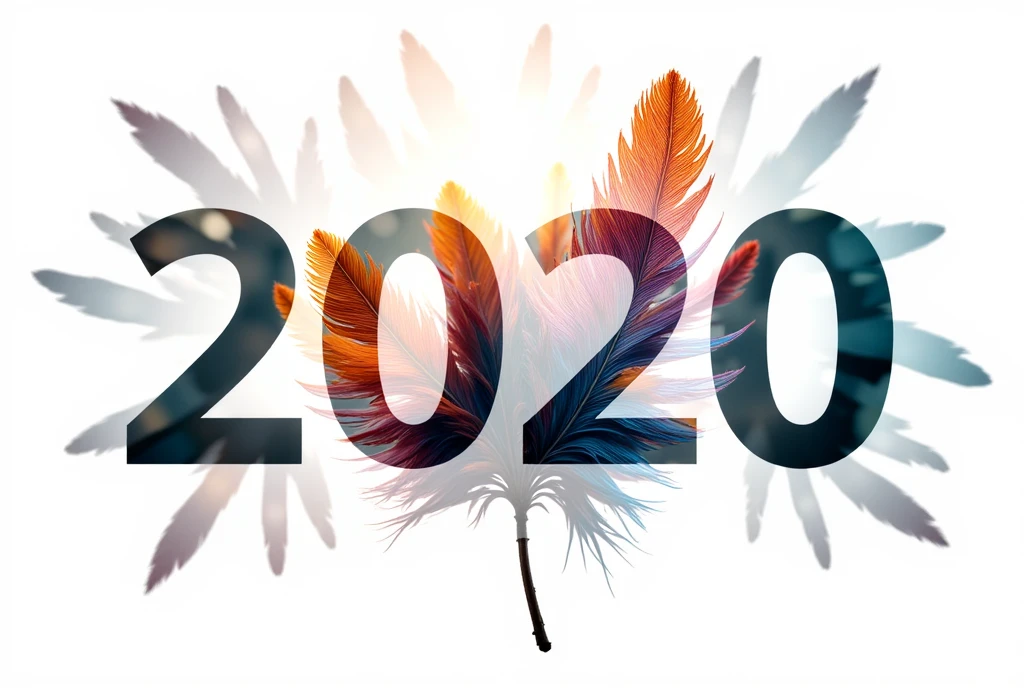 Please lettering the number 2000、Ultra Fine、double exposure image、multy colored feathers、Overlay、