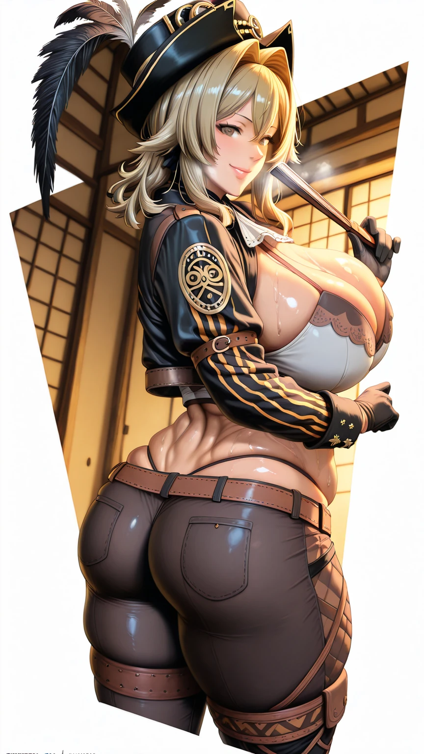 Sakura Igawa,Masterpiece,best quality,high resolution,8k resolution,40 years old,Perfect Anatomy,beautiful face,((solo)),(((full body))),straddling,(from below:1.4),((huge tits,a blond,a short bob)),NSFW ,Uncensored,pubic hair,arms behind head,(((armpit hair))),Ahegao,(roll one's eyes:1.3),(Nude:1.3),(anal dildo:1.2),fighter,(muscle:1.5),tongue out,wet,blush,perfect vagina,furrowed brow,perfect body,toilet,(dark skin:1.5),