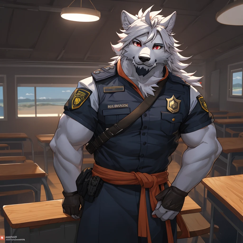 Huge Muscular Old man wearing shirt and glasses as teacher in class, (furry bear, an anthro, anthro), bearded, mustache, short white hair, halfbody, looking to viewer, masterpiece, high detailed, 8k, high resolution Um homem musculoso, Policial, rosto bonito, anos 20, cabelo ruivo, pele bronzeada, mandíbula cinzelada, olhos azuis penetrantes, expressão confiante, pose heroica, uniforme tático, cinto utilitário, distintivo de policial, semblante estoico, fundo de cidade urbana , iluminação dramática, composição cinematográfica, HDR, 8k, hiper-detalhado, photorealistic, premiado jovem de arte digital, homem caucasiano bonito com cabelo loiro dourado despenteado, Rosto barbeado, pele clara beijada pelo sol, ombros largos, peito grosso, abdômen definido, e coxas musculosas e poderosas, sentado no banco de trás de um carro bagunçado, carro habitado, vestindo apenas uma cueca amarela justa e simples e uma, boné de beisebol sem marca, aba baixa sobre a testa. Ele está reclinado preguiçosamente, braços descansando casualmente, pernas abertas, a protuberância de seu pênis claramente delineada no tecido amarelo justo, postura casual, mas pingando de sedução inocente, porém deliberada, olhos brincalhões e convidativos, boca levemente entreaberta enquanto ele espera. banco de trás male, furry, Wolf anthro, solo, white fur, red eyes, (Realistic eye details 1.2), urbansamuraiwear, abs, Masterpiece, dramatic lightcheio de roupas velhas, Copos de plástico, , itens aleatórios espalhados casualmente. Luz natural e quente filtra através das janelas empoeiradas do carro, lançando suaves e suaves destaques em seu corpo, partículas de poeira visíveis nos raios de luz. Câmera posicionada baixo, entre suas pernas, enfatizando sua postura aberta e o alongamento confortável de suas cuecas. Canon EOS R6, RF 35mm f/1.4L lens, 1/400s, F/2.0, Certificação ISO 250, composição horizontal de corpo inteiro, atmosfera carregada de tensão erótica e imprudência juvenil, corajoso, real, e textura rica.