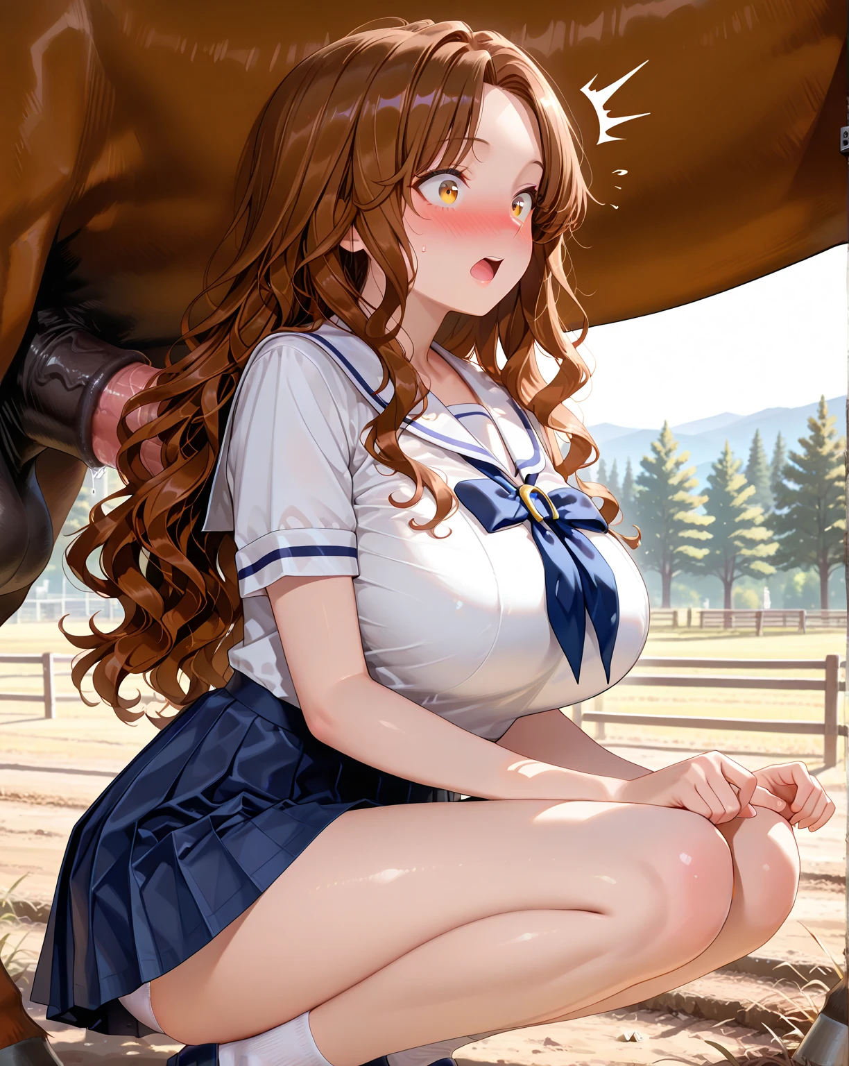 Huge penis　Inserting it into a huge onahole　Aerith Gainsborough　　