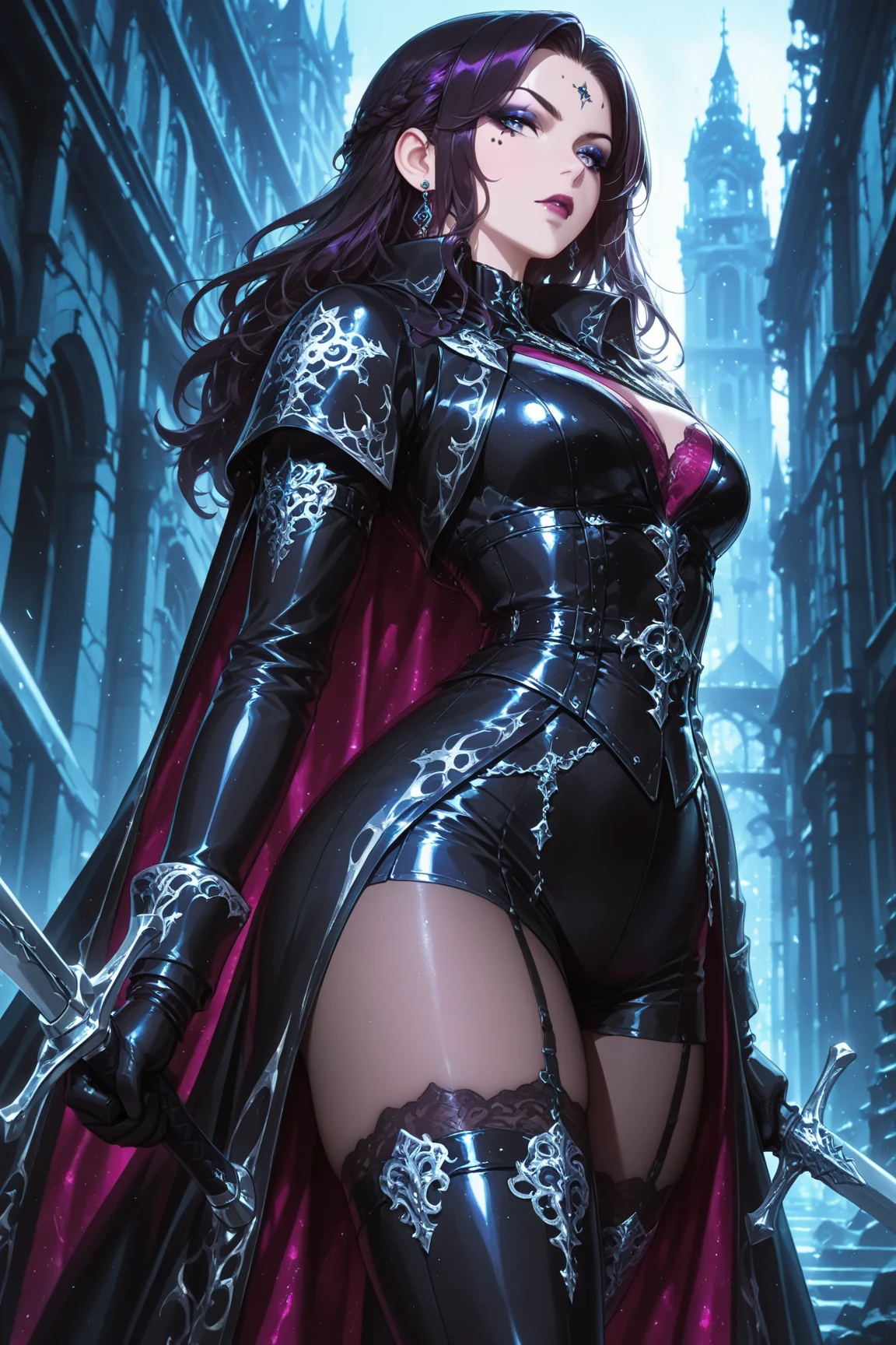 fcPortrait, woman, boots, <lora:Thighhighboots-V1:1>, Lilith, Gerald Brom