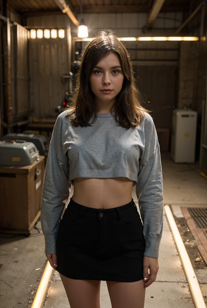 Elizabeth Olsen with cargo pants, tight pants, pose sexy, Back, detailed high pants, office,(Masterpiece), Best Quality, expressive eyes, Perfect face, 8k, translucent pants , anal