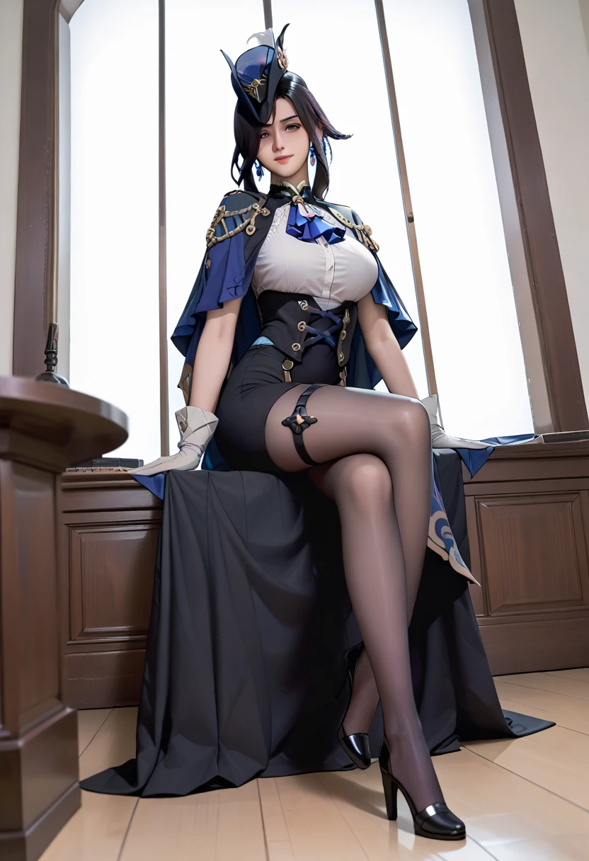 (masterpiece, best quality), Sexy fair-skinned female elegant  拳師，Immerse yourself in a medieval fantasy world:1.0、 Wavy long hair tied into a ponytail:0.3, night, Detailed aspects, seduce 、Large Breasts、BIG ASS、Wide waist、
full-body shot:1.7
(Wear sexy fantasy world costumes,Wearing long-sleeved clothes,Showing underwear is very sexy:1.3)
(The costume has  a lot of scar and hole:1.7)
(The clothes are very sexy,Show sexy waist:1.1)
white hair color:1.9
((feeling in pain:1.7))((Frowning and wanting to moan:1.7)) (almost close eyes:1.5)
Look back at the camera:1.6 bound、Bundled：2.3. Back nude:1.6 Turn your back to the camera:1.8. Lie down on a chair:1.9 Show your buttocks:1.6 Show armpits：1.1 Open your mouth slightly and shout for help:1.9 open legs:1.9 Eyebrows curve downward：1.2 wearing high heels:1.6 transparent black stockings:1.6
