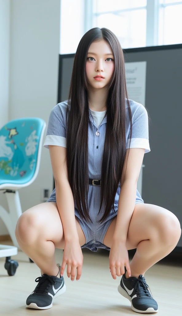 Realistic, nsfw, (On the bed), (Lying down), From above, uhd, super detail, best quality, (Heavily tattered and torn clothing:1.4), (Black leggings:1.2)