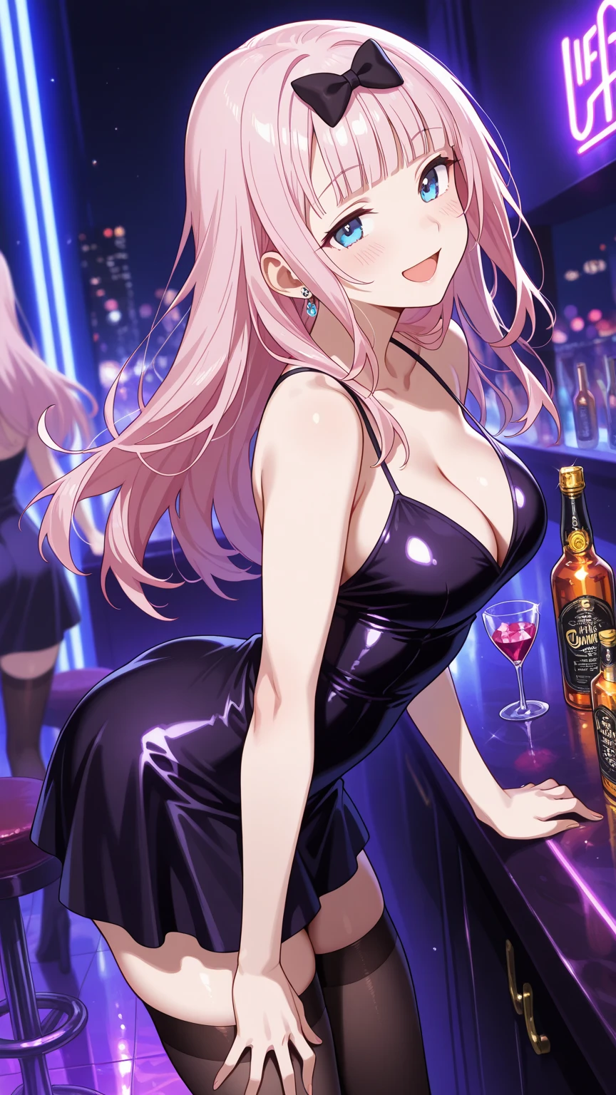 An illustration showing modern-day craft cocktails in a trendy bar. The scene includes a bartender using innovative techniques and high-quality ingredients to create unique cocktails. The background features modern bar design elements, such as stylish lighting, contemporary furniture, and patrons enjoying their drinks.