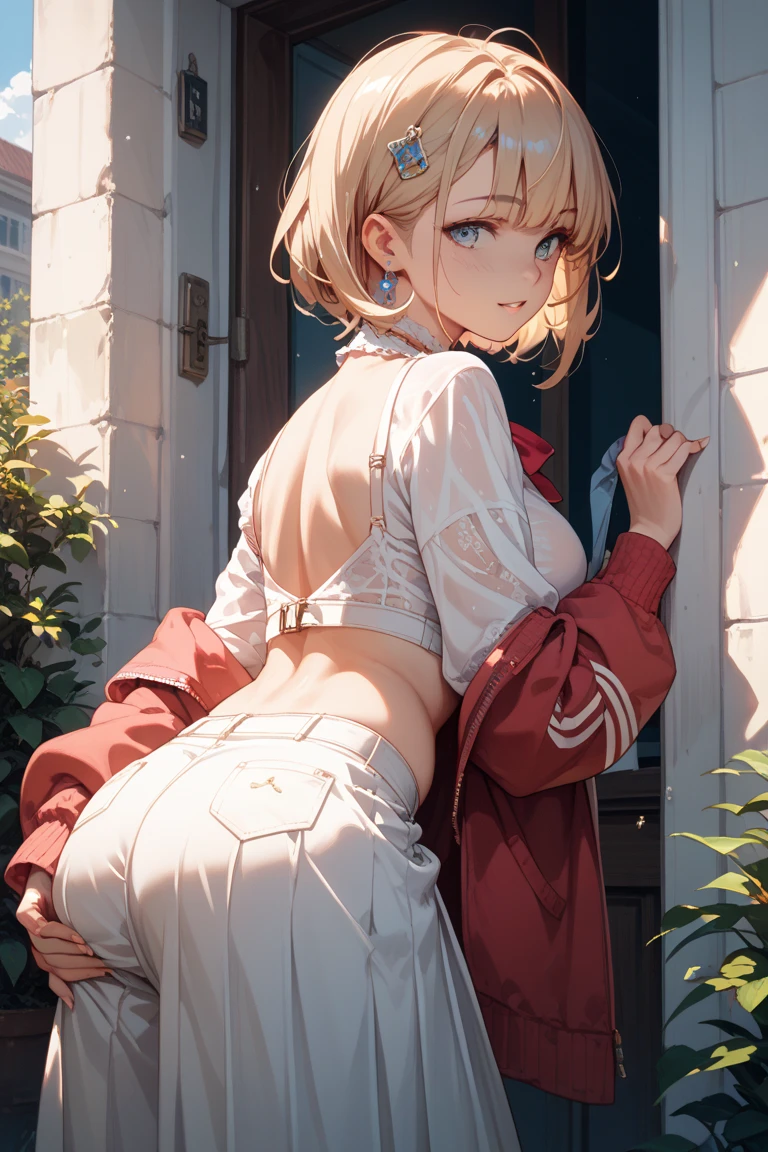 Red scarf