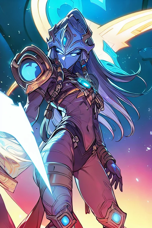 ((best qualityer)), ((Masterpiece artwork)), (very detailled:1.3), ..3d, majo (cyberpunk:1.3) (sfw Hacker feminino, thick hair, NSFW crop top, blue fur), operating computer terminals, computer servers, LCD screens, fibre optic cables, corporate logos, HDR (high dynamic range), ray tracing, nvidia RTX, super resolution, irreal 5, sub-surface Scattering, PBR Textures, Post-processing, anisotropic filtering, Depth of field, Maximum Sharpness and Sharpness, Multilayer textures, Specular and albedo mapping, surface shading, Precise simulation of light-material interactions, perfectly proportions, octane rendering, Duotone Lighting, Low ISO, white-balance, rule of thirds, Wide aperture, 8K BRUT, high efficiency subpixels, subpixel convolution, glow particles,