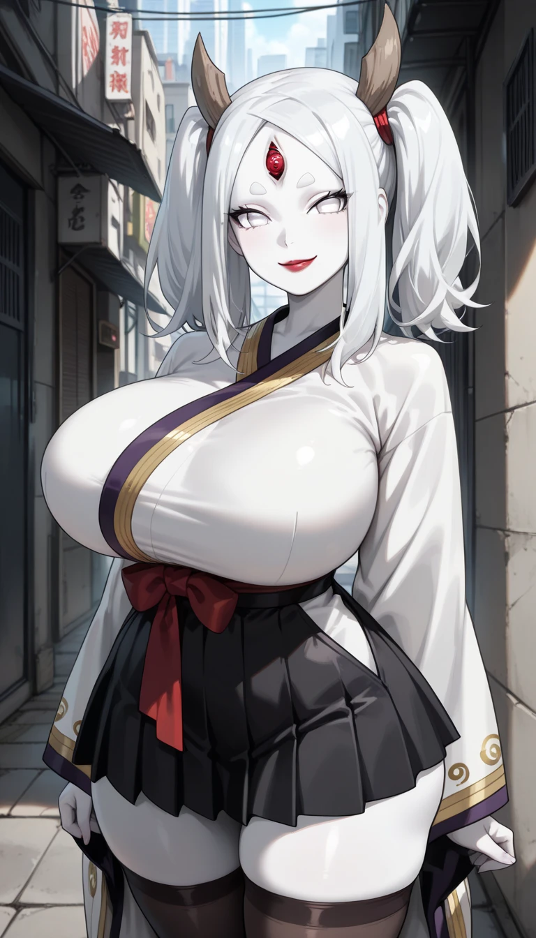 ((solo girl)),((Perfect body,))((Super beautiful,))((High quality,)), (sweaty,) (wet all over,)Buddha room, Japanese room, temple, (((Buddhist nun's beautiful girl))), ((pose with both hands together,)) ((prayer beads)), seiza,straight white hair, shiny glossy,Steam,blush,gigantic breast,Smile,(Half-open eyes, provocative expression,)(Japanese clothes,) ((see-through japanese black monk's robes,))(Bhikkhuni,),(hair over eyes), garter belts,((side view,Directly beside)), Looking at Viewer,((nsfw,cum on full body,cum on face and hair,)),
