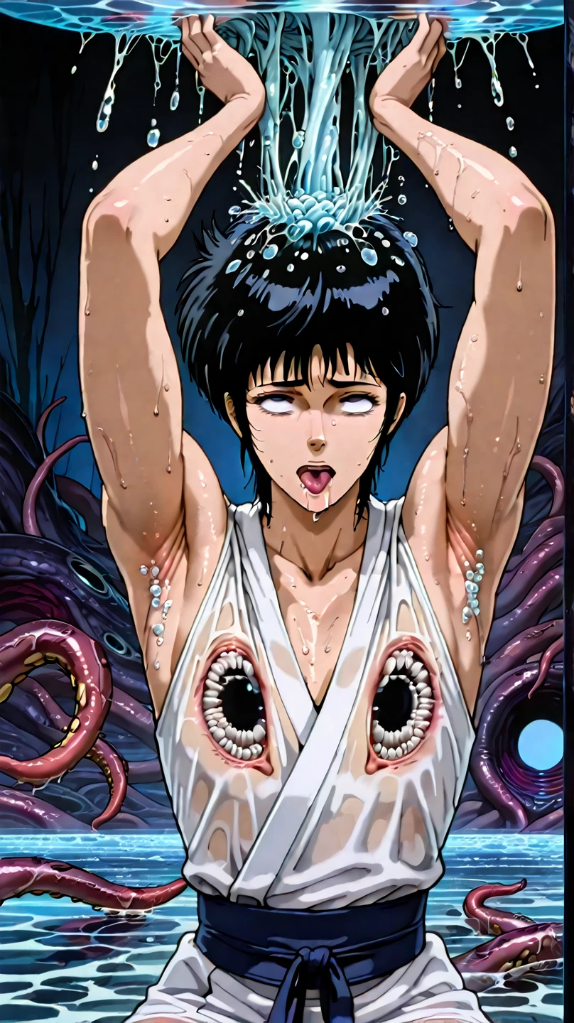 score_9, score_8_up, score_7_up, source_anime, masterpiece, best quality, uncensored, rating_explicit, BREAK maam, monk, torn clothes, puffy nipples, bestiality, huge frog, deep penetration, cum inside, excessive cum, cum inflation, orgasm face,