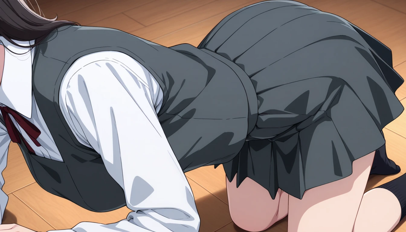 score_9, score_8_up, score_7_up, score_6_up,rating_explicit, naughty horny smile face, woman and shota, zeta, tecticles, small penis, purple eyes, blonde hair, short hair, BREAK, best quality, high resolution, (detailed eyes:1.3), perfect lighting, (perfect hands, perfect anatomy), large breasts, hearts, pleasured, blurry, 1girl, depth_of_field, earrings, breasts, huge ass, jewelry, bookshelf, indoors, sweater, looking back, blurry_foreground, long_sleeves, closed_mouth, pantyhose, ribbed_sweater, ass view, woman grabbing own ass, shota, horny face, woman and shota, small shota, tecticles, small penis, small penis and testicles, woman ride shota, ride, sex, anal,