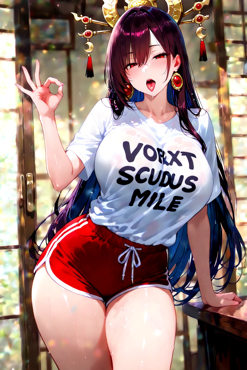 Hospital,Hospital护士,Female Doctor,Nurse hat,bathroom,pool,Dimly yellow lights,Happy smile,Dark Magic, Dark Forest, negaive energy, hell, Blank, Star, Black Hair,A girl,M-pose,Squatting,Squat,Photos,Unreal Engine 5 Photorealistic Rendering,(Cover comic magazine:1.6),game character, Role Player, Standing on Kyoto Castle, Pretty Face, Arm tattoo,Tattoo on the chest,ace of spades,Belly tattoo,Body hyperreality,thick muscles,Wet body,Liquid dripping from the body,Sweat,excellent!! Types with bobelon, Big Case, Moisturizing and radiant body, Short brown hair,White lace dress,Put your hands on your chest,Heart-shaped,Black boots,Side back,Fisheye View