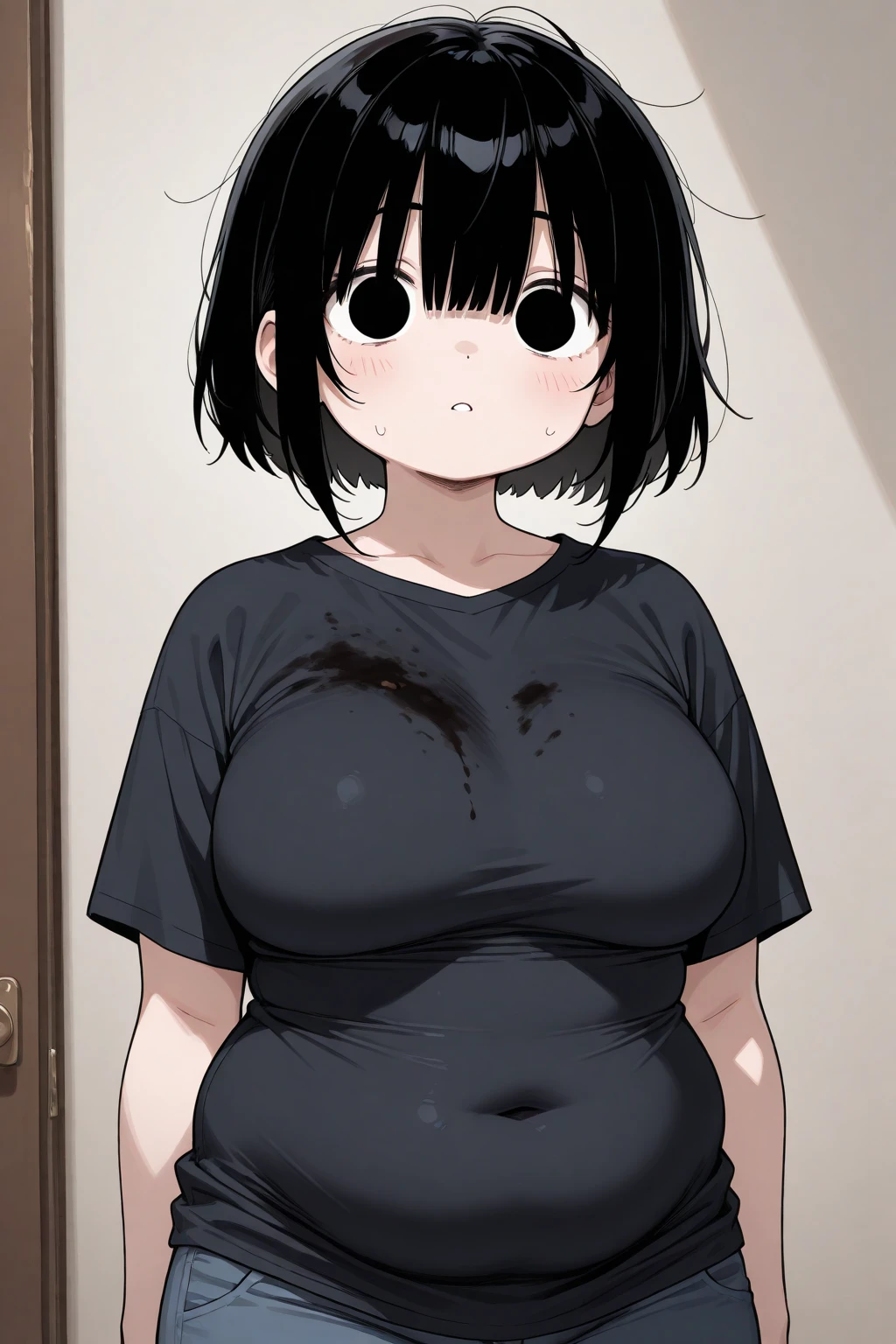 Fat manga girl horror nightmear 