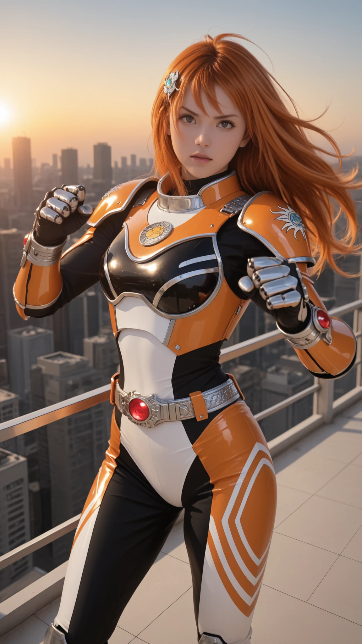 analog style, photo of of a random nude sexy mecha warrior woman,  multicolor zebra stripes bodypaint, taken on a sony a9 II, soft lighting, photorealistic, real skin texture with pores and freckles