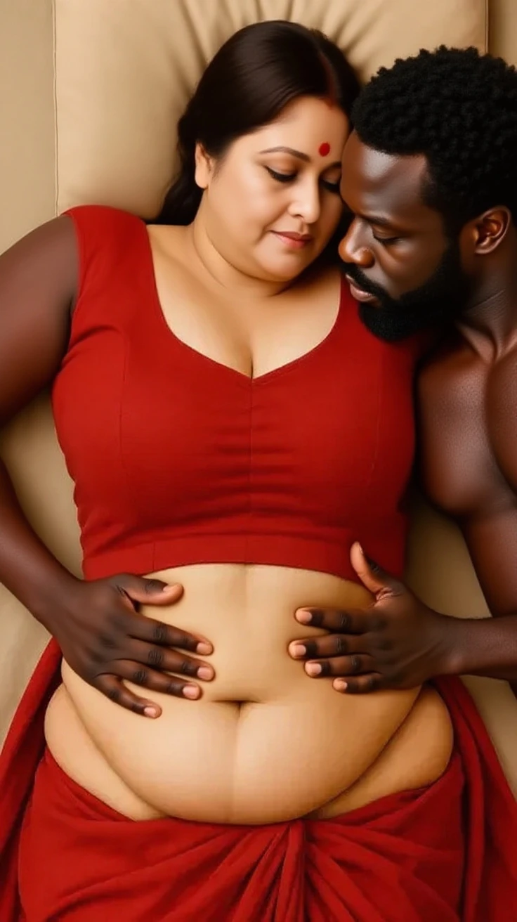 186cm 105kg male, Women weighing more than 100kg, Severely obese woman, 초Severely obese woman, A friendly obese man and woman couple, Facing each other, chest and stomach touching, Abdominal exposure, severe abdominal obesity, Women are fatter than men, Women weigh more than men, woman with thick waist, man with thick waist, 8K, realistic