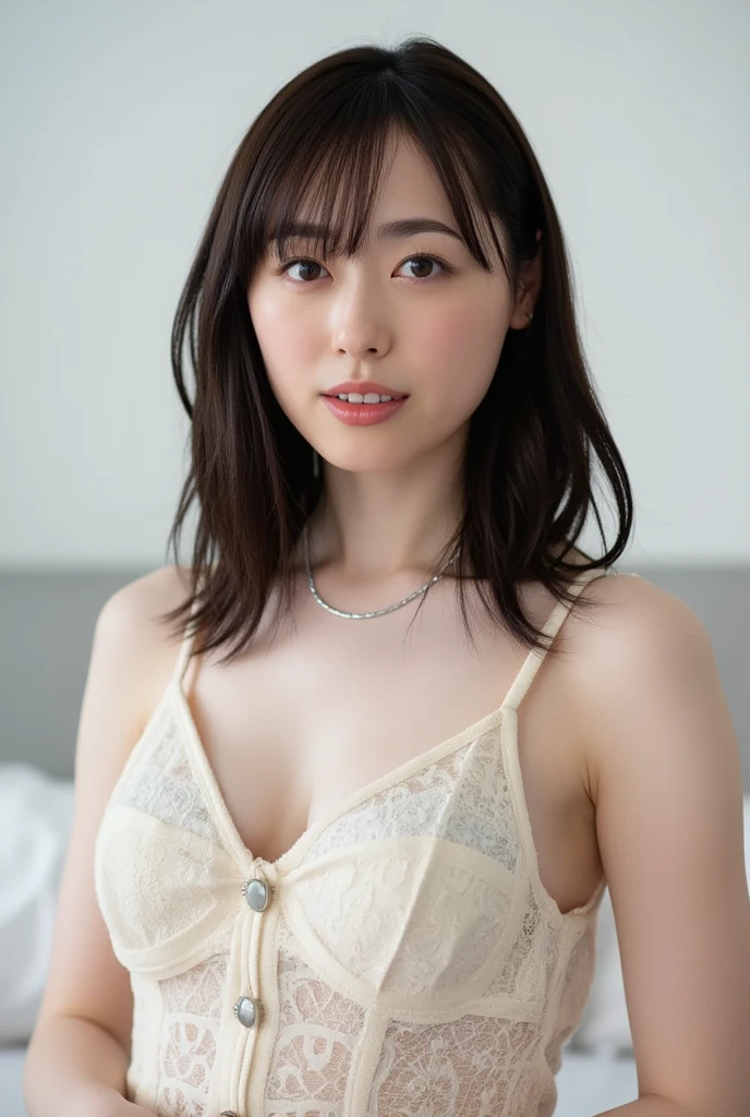 NSFW, ( highest quality, realistic:1.4), (shiny skin), (nffsw, 8k wallpaper, High resolution), perfect anatomy, cinematic lighting, Physically based rendering, Award history, highly detailed skin, highly detailed face, Beautiful eyes in every detail, Carl Zeiss 85mm F/1.4, Lie comfortably in bed, She is a very cute 25 year old office lady..........................................................................,  (Pink wavy semi-long hair and bangs), 豊満なchest， view from below, (Completely naked:1.5), (Cカップのchest:1.5), (short hair:1.5), (face of ecstasy),(((In cowgirl style))), ((girl on top)),((Completely naked without bra)), ((feel an orgasm))，(((Completely nakedで)))，((spread your legs wide))，((asian beauty))，((With a look of ecstasy))，((Upper body(chest)play))，(((Place your hands behind your back and spread your legs in an M shape.................................)))，((whole body、so that you can see all the way to your toes))