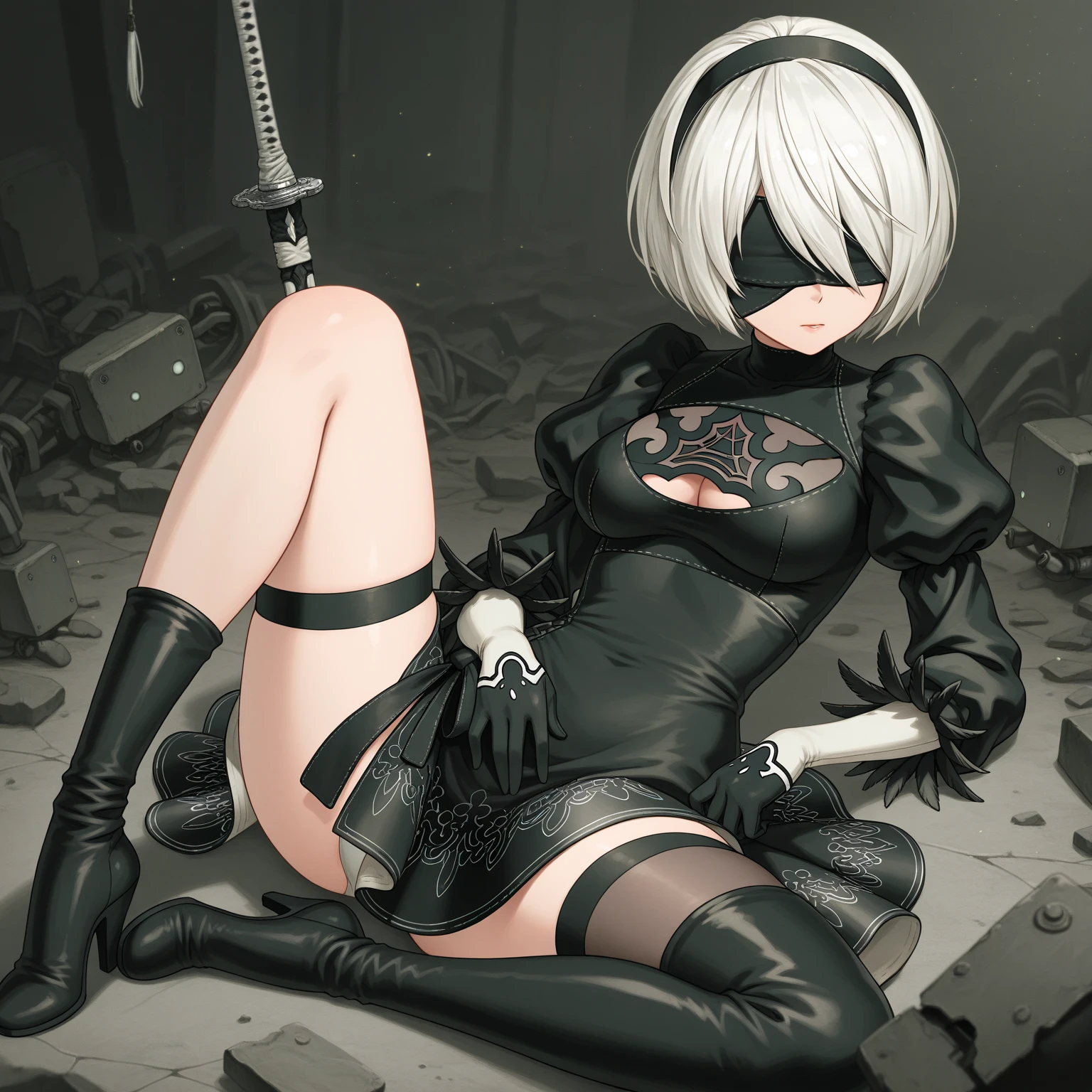 Nier:Automatic 2B、Normal size breasts、A large amount of love juice flows out、Squirting、Nipple Rings、Photorealistic Stick、Standing in the city、Realistic vagina、The box is tied with rope,,,,,,,,,,,,,,,,,,,,,,,,,,,,,、Please insert your big penis、Realistic vagina、Ahegao、Expressions when orgasm is reached、Blindfolded with black cloth、Modification of private areas is prohibited.、