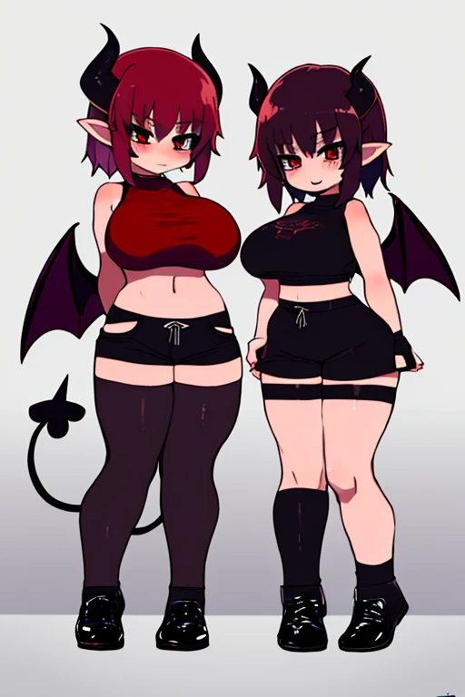 (detailed), (((bat girl))), (((murcielago))), big ass, gray skin, black wavy hair, ((mini skirt)), (((dripping thong))), (((freckles in the face))), (((office worker suit)))