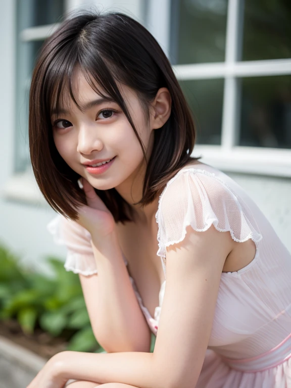 girl, Hyper Realistic, masterpiece, smile, portrait