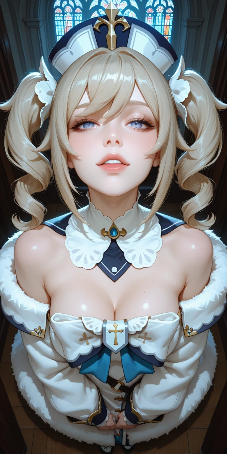 Huge breasted woman, highly detailed, (best quality,4k,8k,highres,masterpiece:1.2),ultra-detailed,(realistic,photorealistic,photo-realistic:1.37),extremely detailed eyes and face, beautiful detailed lips, longeyelashes, hyper-realistic skin, detailed clothing, dramatic lighting, cinematic composition, muted color palette, dramatic lighting, intricate details