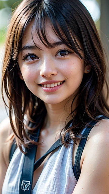 1 girl, Sexy 12 year old girl, whole body、smile、 ponytail, Very sleepy face、open your mouth、narrowed eyes、pussy, nude, sexual 、Raw photo, Very beautiful portrait,natural hair、 A gentle smile looking at the camera、(masterpiece, 最high quality, Super detailed, High resolution, 8K, very detailed), detailed background, high quality, shallow depth of field, detailed eye、nipple、(small areola)、small breasts、flat chest、thin thighs,((fukuharaharuka:1.4))