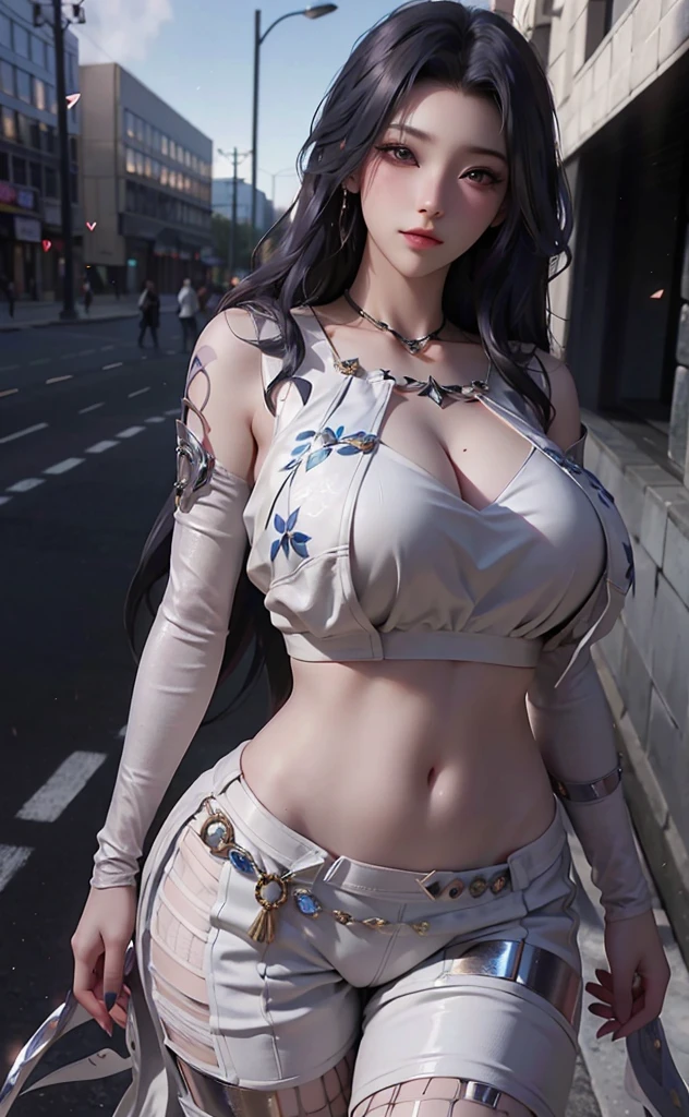 A girl, Gauze skirt, Black hair, Mercury boiling inside, Put a few drops of mercury on your skin,Passionate，Tender as water，(Big ，Large Breasts）Royal sister，Sexy。