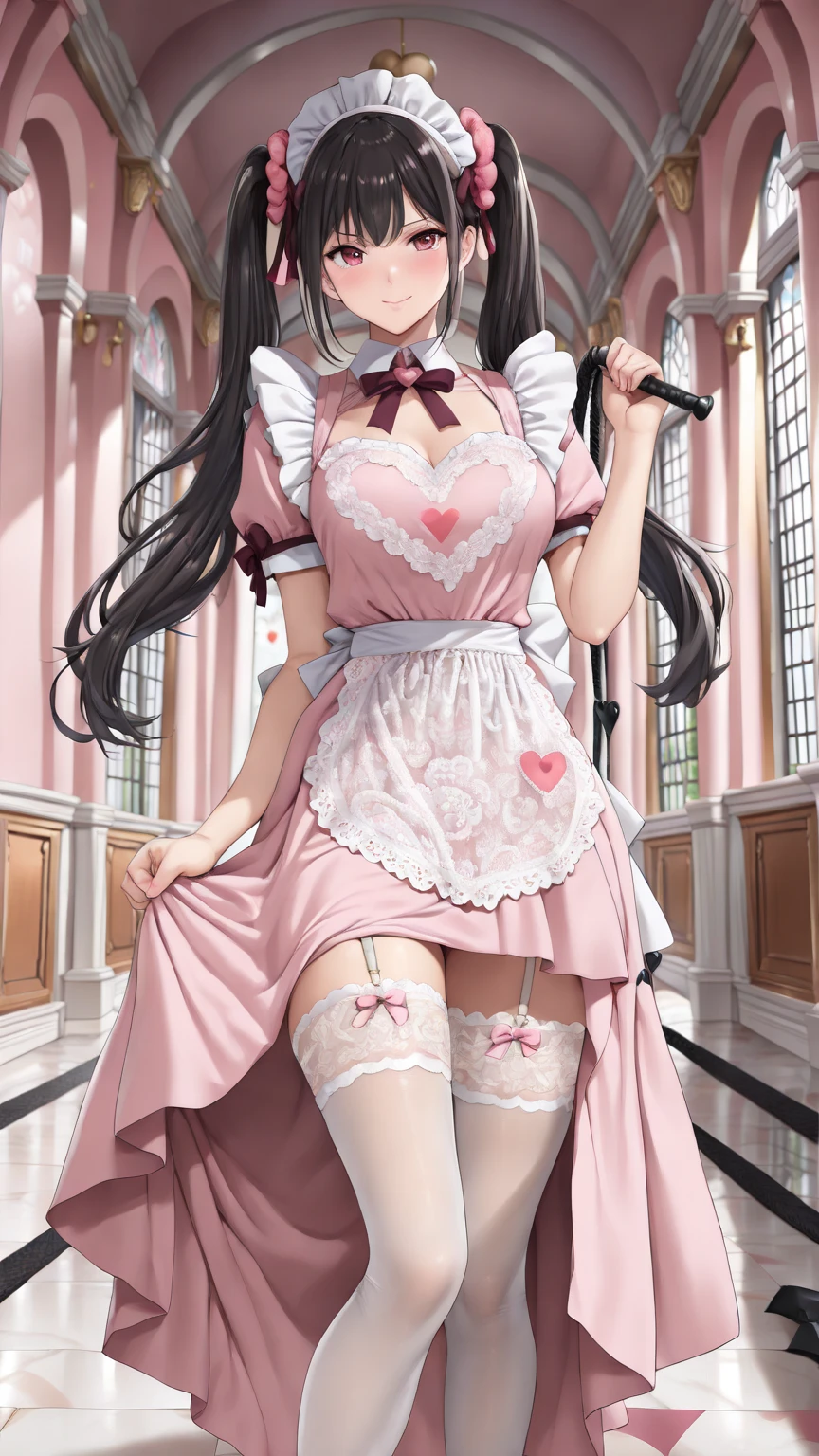 ((Roxanne)) ((woman dressed holding flowers and flowers near a store window)) 1girl, flower, solo (dog fluffy ears) [[orange hair]] pantyhose, bouquet, looking at viewer, black hairband, yellow eyes, dress, hair flower, holding a bouquet, standing, short sleeves, white footwear,(dress color:white, pink:1.4) yellow flower, selling flowers, scenery, night time, wall lamp, smile, pink flowers, blue flowers, cowboy shot, large breasts, small ribbon on flower as tie ((scenery)) (windy:1.3)