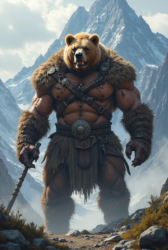 Armed Brown Bear