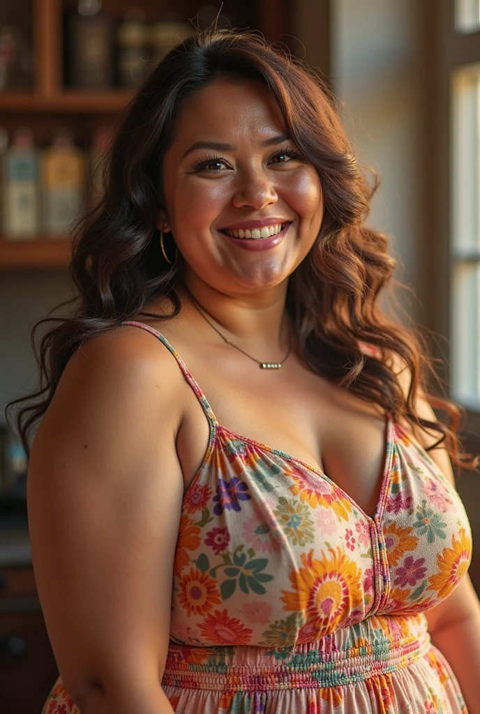 a chubby woman before and after losing weight, happy and smiling, beautiful detailed eyes, beautiful detailed lips, extremely detailed face, long eyelashes, detailed face, detailed skin, detailed body, detailed clothing, photorealistic, realistic, professional portrait, natural lighting, warm color tones, high quality, detailed background, 8k, best quality, masterpiece