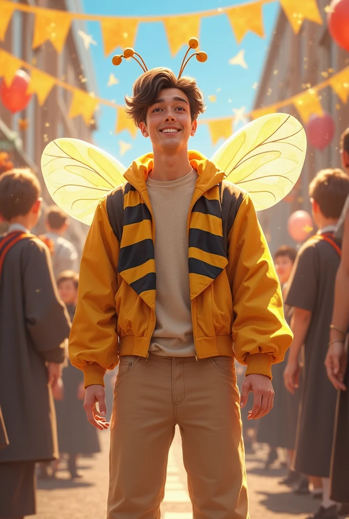 peter parker dressed as star butterfly, cinematic LUT