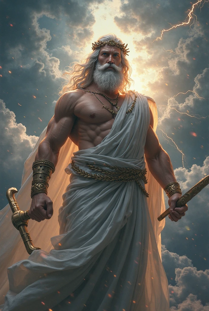 Zeus, the king of the gods, make it more handsome