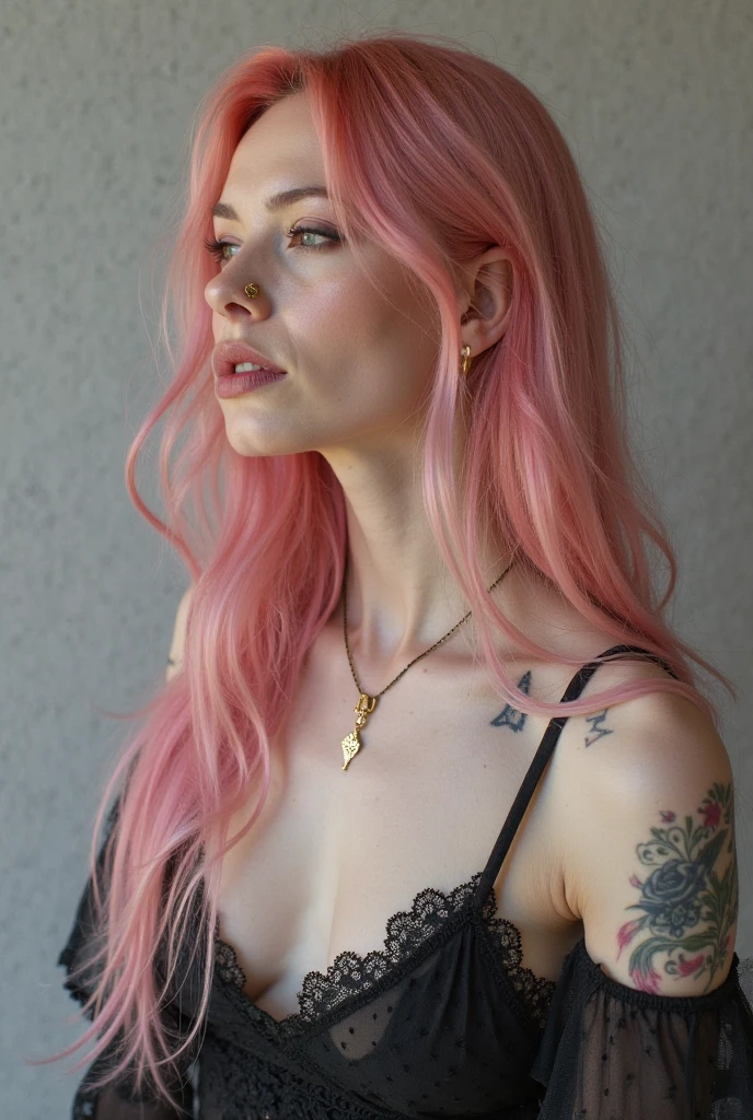Rabbit technique , sci-fy, Fluffy ,
1girll, Tattoos, Glowing tattoos, Glowing eyes, Colorful glowing hair , ((full bodyesbian)), pink blue hair,Open navel
Kavitek, Pastel colors, kawaii, cutecolors,