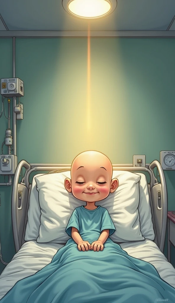 Caillou undergoing chemotherapy