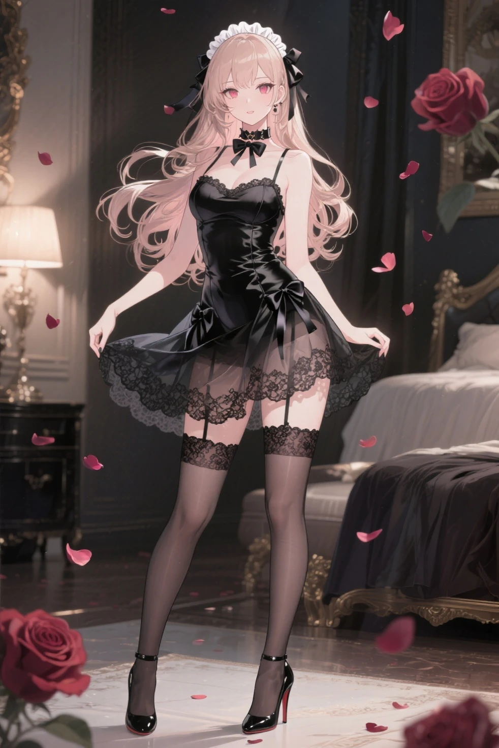 Perfect picture,,{Gothloli girls}{At the ball}{Beautiful }{hedonism},{I enjoy},(Full body photo)8 years old girl,4K picture quality, Cinematic,,{Gamine},{small body and chest,,} Longhaire,a blond,cute expression,face perfect,｛Girl showing off her nakedness｝
