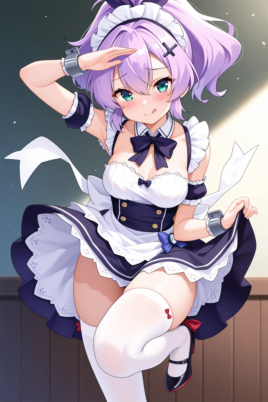 8K、masterpiece、Japanese、Woman wearing glasses、Neon(nod)、from the front、smile、Childish、Small breasts、See-through underwear、night、Bedroom、Show your underwear、mini skirt
