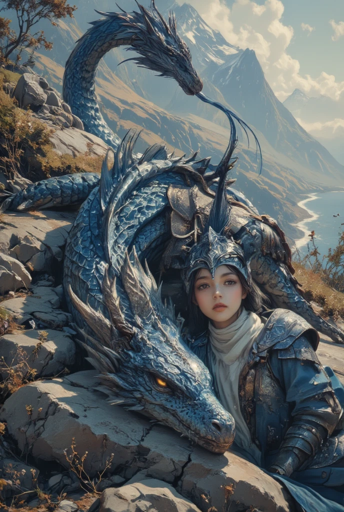 epic realistic, (dark shot:1), 1girl, african ninja girl floating on dragon head, textured clothing, dragon head, smoke, (((sandstorm))), (flying stone), (((dust explosion:1))), wind, (motion blur), realistic, solo_focus, (dark background), 3d Model, heterochromia eyes