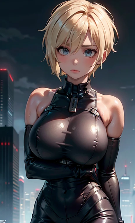 Detailed abs,Clear face,Lower body naked,Not wearing pants,Concrete wall on background,underground room,Detailed crotch,large full breasts,Beautiful brown eyes,NSFW, Underwear that dug into the crotch, hair, Sweat,Robust body,A sexy,dynamicposes,Women and men,Colossal tits,Beautiful woman,Toned body,Eyes from below,joyous expression,Sweating, hightquality, Beautiful crotch,,Punishment,Top Women,Sweat profusely,Beautiful beautiful blonde hair,short-cut,de pele branca,large full breasts,Black leather gloves,Concrete floors,Silver Dish,Bewitching look,sexy facial expression,