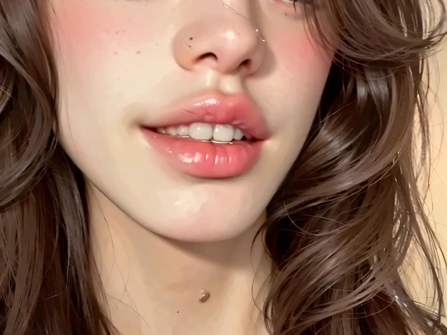 Tamsin Egerton,(photo Realistic:1.4), (hyper Realistic:1.4), (Realistic:1.3),Very detailed,Eyelashes High resolution eye depiction, Focus your eyes, Nose and mouth,Face Focus, Woman with open mouth and closed eyes, Completely naked、Age 35,Black-haired、Symmetrical face,Realistic nostrils、Angle from below、Elongated C-shaped nostrils,,,White Background、((Sweaty skin))、Lighting that accentuates sweaty skin、((Nose hook))Sweaty, Shiny skin、((Glowing Skin))、((Wet and shiny tongue))、Attractive body,Beautiful breasts,((Life,floor))Beautiful breasts,((Dance-in ,Sexy Dress))Dark Gray Background,((crazy, tongue, saliva, tongue out, Drooling, Ahegao, saliva trail, long tongue, Verbal invitation))(( Are crying, tears, Are crying with eyes open, streaming tears, happy tears))((snot,snot,snot,Snot erupts,))arcade,In front of the crane game