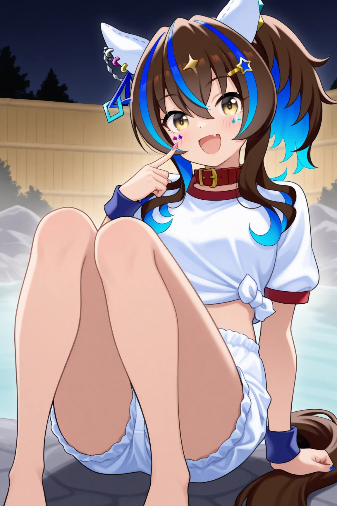 {best quality}, {very aesthetic}, {Super detailed}, {best illustration}, nsfw, navy blue swimsuit, Japan Student Swimsuit, one piece swimsuit, tits, {Naked}, Lots of love juice, Pussy, black hair