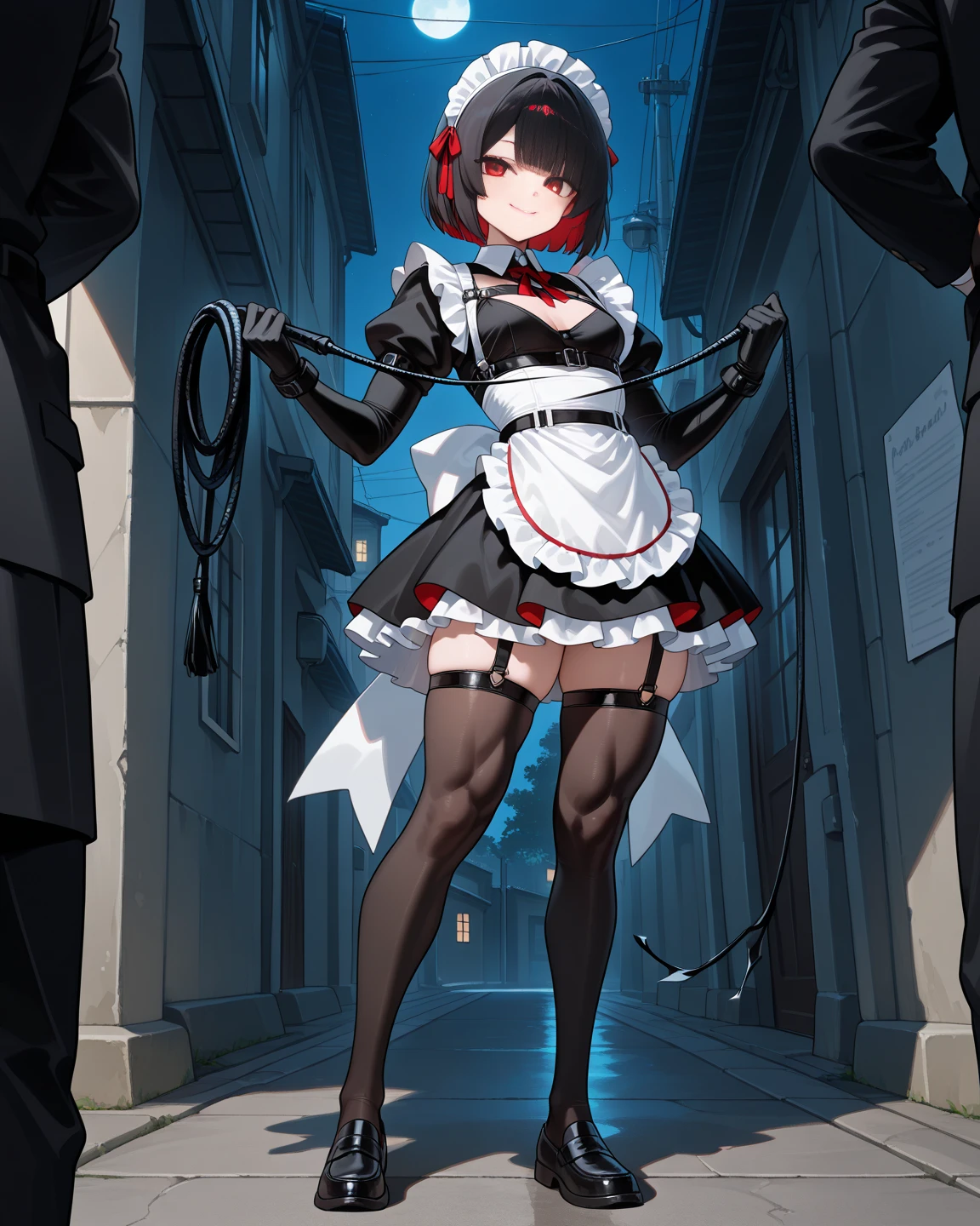 fishnets, ((solo, solo focus, solo girl,1girl))++,(evil dominatrix Marinette Dupain-Cheng Ladybug)+++,low_twintails, red_hair, two tone hair, multicolored_hair, black_hair, solo, short_hair, high_heels, garter_straps, thighhighs, piercing, bare_shoulders, collar, nipple_piercing, red_eyes, thioots, corset, boots, lips, small_breasts, standing, looking_at_viewer, no_panties, gloves, makeup, garter_belt, full_body, lipstick, black_legwear, thighs, thick_thighs, parted_lips, coat, shiny, cleavage, dress, strapless, black_footwear, evil_red_eye, background, large_breasts, areolae, shiny_skin, choker, grey_background, red_lipstick, black_gloves, blush, pubic_hair, detached_sleeves, no_bra, cumdrip, personification, high_heel_boots, black_lipstick, tattoo, elboloves, eyeshadow, bdsm, smoking, bangs, watermark, off_shoulder, strapless_dress, paris background