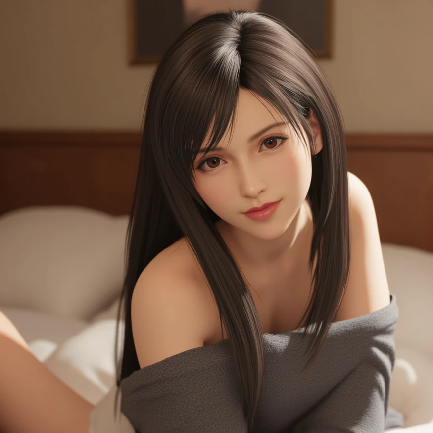 ( nsfw, very detailed depiction, clear depiction, A masterpiece, high resolution, high degree of perfection, Don't skimp on the details), one girl, cute face, A detailed face, slender body, beautiful legs, semi-long hair,( brown eyes, sparkling eyes:1.2), beautiful nose, (nude), living room,