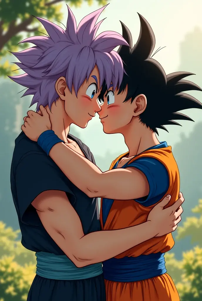 trunks kissing goten