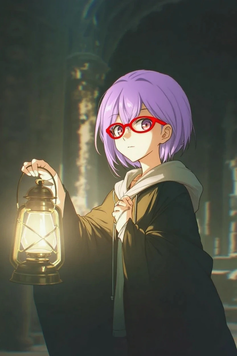 red_sky, (nerunerunerune:1.2), (smile:1.2), 80 years old woman, (An old woman with nasolabial folds on her face:1.5), in a witches hat with collar, a hologram, detailed face, magical realism, upper body, (one big illuminates exploding light neon behind her:1.2), Stir purple cream sprinkle candy, Glasses, modern_girl_hair, (shrug:1.3)