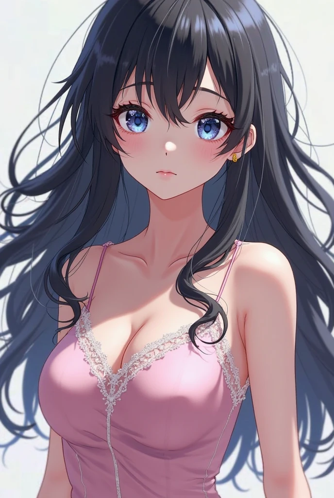 ((masterpiece)), (best quality), (1girl), (solo:1.25), (smiling), (detailed perfect face), (upper body), (detailed eyes), , solo, , , smile, streaked hair, long hair, (bedroom background)), looking at viewer, sexy,, from below, bed , sexy lingerie,, thigh high, nude, hoshino ai